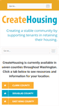 Mobile Screenshot of createhousing.org